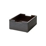 Storage containers, Cutter box, small, black oak, Black