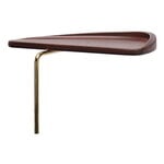 Armchairs & lounge chairs, AV Egoist chaise longue side table, lacquered walnut, Natural