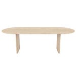 Sibast No 7 dining table, oval, 200 x 95 x 74 cm, white oiled oak