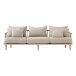 Sofas, Fly SC12 sofa, white oiled oak - Karakorum 003, Beige