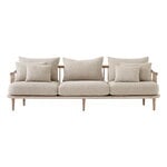 Sofas, Fly SC12 Sofa, Eiche weiß geölt - Karakorum 003, Beige