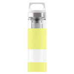SIGG H&C Glass drinking bottle, 0,4 L, ultra lemon SIGG H&C Glass drinking bottle, 0,4 L, ultra lemon