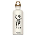 Bottiglie, Borraccia SIGG X TJ, 0,6 L, Reindeer, Bianco