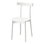 Nine Skinny side chair, white stained ash