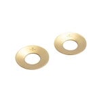 Skultuna Drip plate, small, set of 2, polished brass