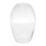 Vases, Laine vase, oval, 20 cm, clear, Transparent