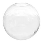 Vases, Laine vase, ball, 13,5 cm, clear, Transparent