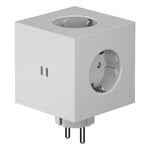 Avolt Square 2 USB-C wall socket extender, Gotland grey
