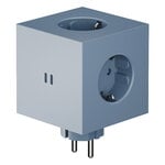 Avolt Square 2 USB-C wall socket extender, shark blue