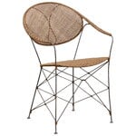 Dining chairs, Funky dining chair, hazelnut rattan, Natural