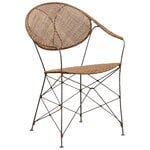 Sika-Design Funky dining chair, hazelnut rattan