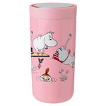 Vacuum flasks & mugs, To Go Click thermo cup, 0,4 L, pink - Moomin, Pink