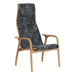 Armchairs & lounge chairs, Lamino easy chair, sheepskin, charcoal, Grey