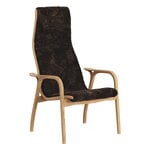 Armchairs & lounge chairs, Lamino easy chair, sheepskin, espresso, Brown