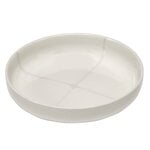 Plates, Zuma deep plate, S, 20,5 cm, salt, White