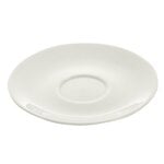 Plates, Zuma coffee cup saucer, 14 cm, salt, White