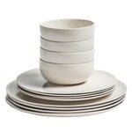 Serax Zuma plate set, salt, 12 pieces