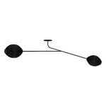 GUBI Satellite wall lamp, soft black semi matt