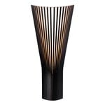 Wall lamps, Secto 4236 corner lamp, 60 cm, black, Black