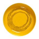 Feast deep plate, 2 pcs, yellow - black