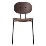 Dining chairs, Piet Hein chair, black - lacquered walnut, Black