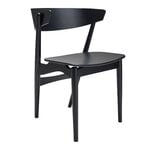 Dining chairs, No 7 chair, black beech, Black