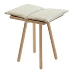 Georg stool, oak - linen