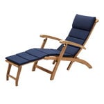 Coussins et plaids, Barriere Deck Chair cushion, marine, Bleu