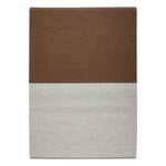 Wool rugs, Split rug, linen - toffee brown, Brown