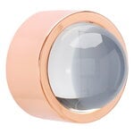 Spot Surface LED wall lamp, round, copper