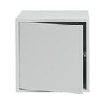 Muuto Stacked shelf module with door, medium, grey