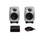 Genelec G Two Audio bundle, RAW aluminium