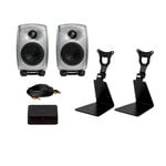 Genelec G Two TV bundle, RAW aluminium