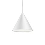 Lampade da soffitto, Lampada String Light Cone Head, cavo 12 m, bianca, Bianco
