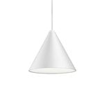 Flos String Light Cone Head Leuchte, 12 m Kabel, Weiß