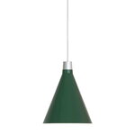 Tala Lampada a sospensione Bower C220, con lampadina Sphere III, verde