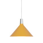 Tala Lampada a sospensione Bower C360, con lampadina Sphere IV, giallo