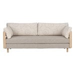 Tapio Anttila Collection ON2 Wood Schlafsofa, seifenwachsgeölte Eiche - Piirto Unikko - Diamonds 289