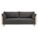 Tapio Anttila Collection ON2 Wood sofa bed, soap waxed oak - grey Hopper 67