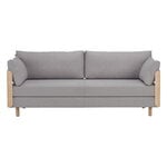 Tapio Anttila Collection ON2 Wood sofa bed, soap waxed oak - light grey Hopper 65