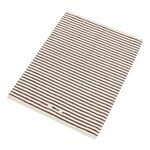 Bath rugs, Bath mat, 70 x 50 cm, kodiak stripes, White
