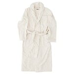Bathrobes, Classic bathrobe, sienna stripes, White
