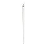 Dining tables, Bar table leg 110 cm, 1 piece, cloudy white, White