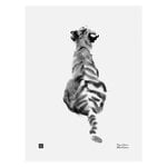 Posters, Tiger cub poster, 30 x 40 cm, Black & white