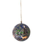Holiday decorations, Deer bauble, blue, Blue