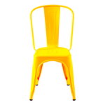 Ruokapöydän tuolit, Tuoli A, matta sitruunankeltainen, Keltainen