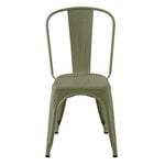 Dining chairs, Chair A, olive, matt fine textured, Green