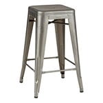Bar stools & chairs, Stool H60, matt varnished steel, Grey