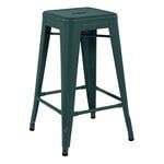Tabourets et chaises de bar, Tabouret H60, vert impérial, texture fine et mate, intérieur, Vert