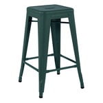 Tolix Stool H60, empire green, matt fine textured, indoor